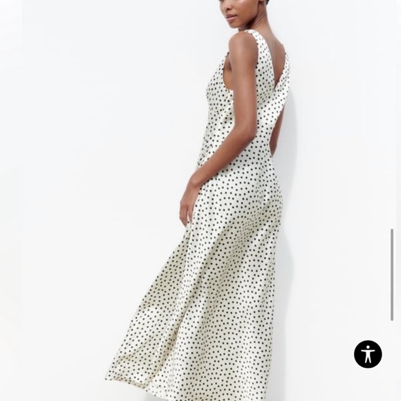 POLKA DOT SLIP DRESS - Picture 4 of 7